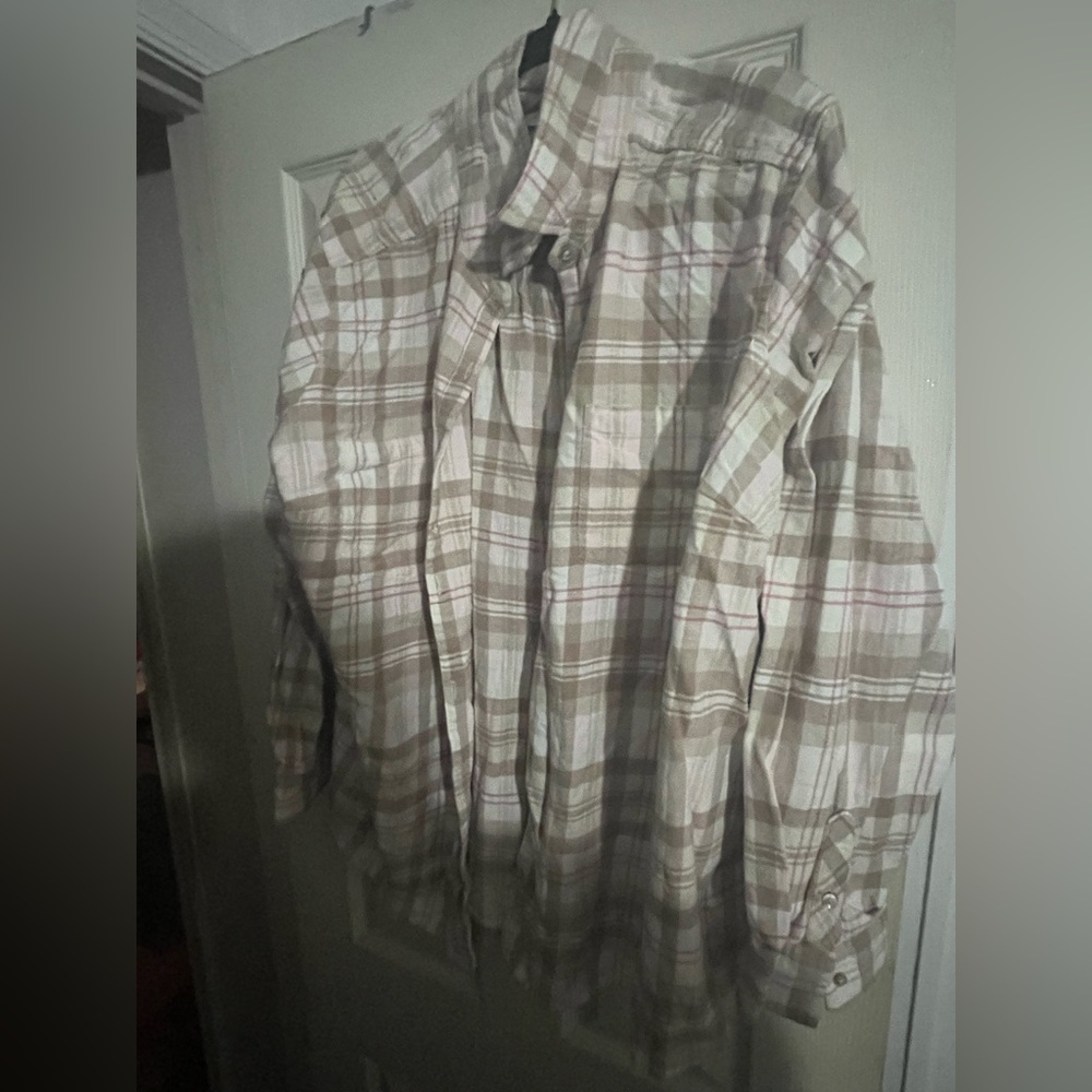 3X Croft & Barrow Women's Plus Plaid Top